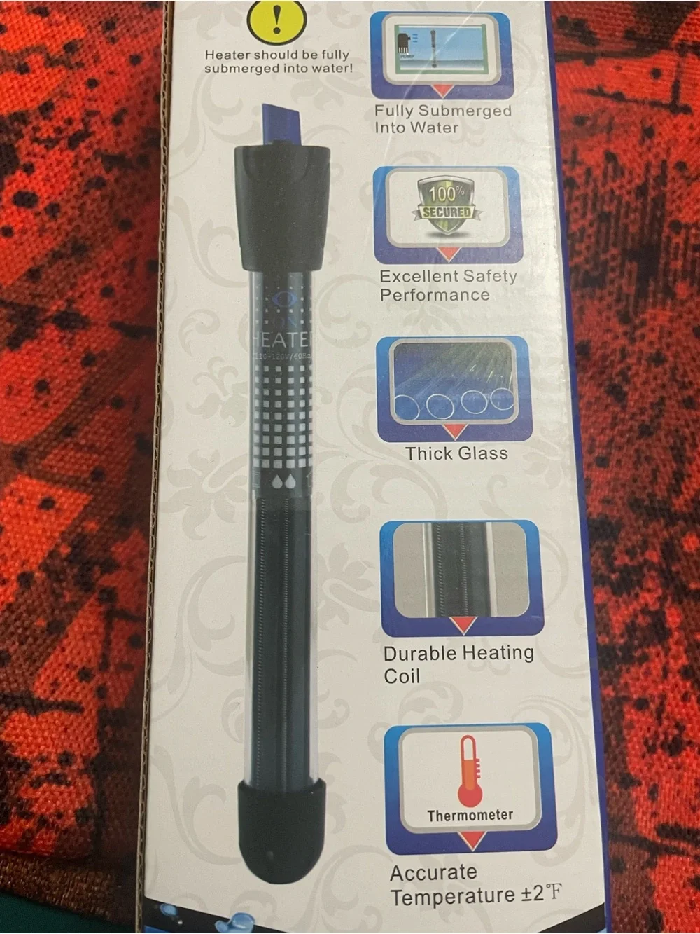 Domica Aquarium 25w Heater for 1-8 Gallons NEW